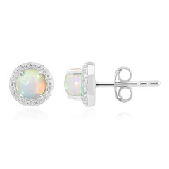 Boucles d'oreilles en argent et Opale Welo
