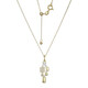 White Topaz Silver Necklace (Adela Silber)