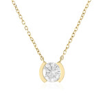 Collana in oro con Diamante I3 (H) (de Melo Gold)
