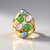 Anello in argento con Pietra di Luna Bianca (KM by Juwelo)