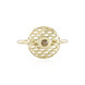 Anello in oro con Diamante Champagne I2 (Ornaments by de Melo)