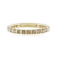 Bague en or et Diamant champagne I2 (de Melo)