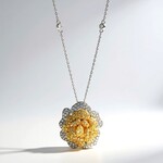 Collana in oro con Diamante Giallo SI2 (CIRARI)