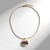 Collana in acciaio inossidabile con Tormalina
