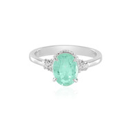 Bague en argent et Emeraude de Colombie
