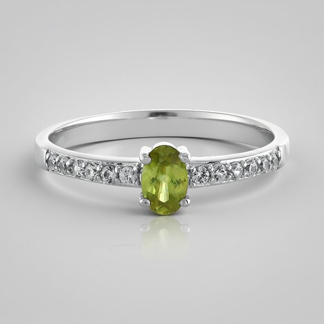 Anello in argento con Sfene