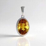 Ciondolo in argento con Scapolite