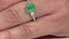 Gouden ring met een AAA Zambia smaragd (CIRARI)