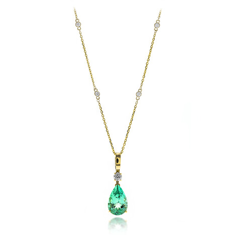 Collar en oro con Esmeralda de Colombia (CIRARI)