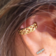 Clips de oreja en plata