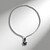 Collana con Ossidiana Argentata