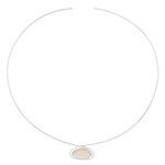 Gargantilla en plata con Nácar