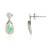 Venus Chalcedony Silver Earrings (Bali Barong)