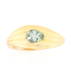 Anello in oro con Berillo Color Menta Australiano