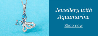 Jewellery with Aquamarine