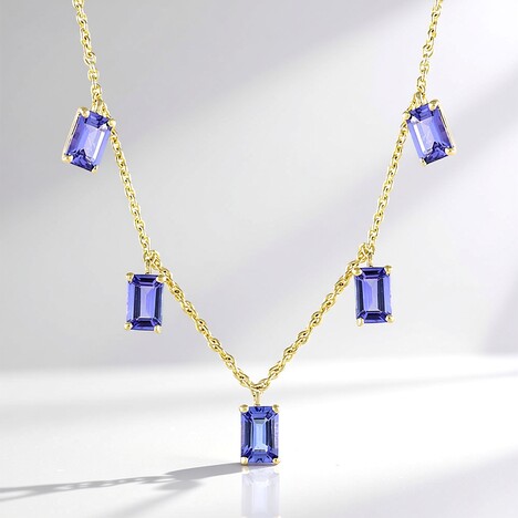 Collier en or et Tanzanite (de Melo Gold)