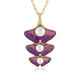 Collier en argent et Perle blanche de culture d'eau douce (Adela Silber)