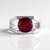 Bague en argent et Rubis de Madagascar (de Melo Essence)
