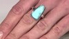 Zilveren ring met een larimar (KM by Juwelo)