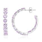 Amethyst-Silberohrringe