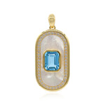 Mother of Pearl Silver Pendant