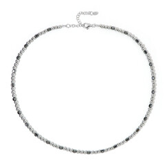 Zilveren halsketting met Zilver Hematieten