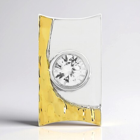 Ciondolo in argento con Zircone (MONOSONO COLLECTION)