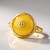 Anello in argento con Ambra Milky Baltica (dagen)
