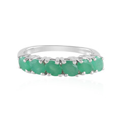 Anillo en plata con Esmeralda de Socoto