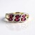 Anello in argento con Rodolite di Naktamunda