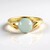 Anello in argento con Acquamarina Brasiliana (de Melo Essence)