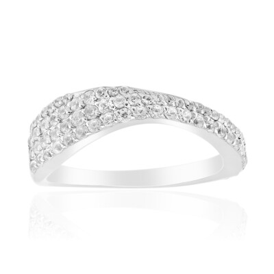 Bague en argent et Zircon (MONOSONO COLLECTION)
