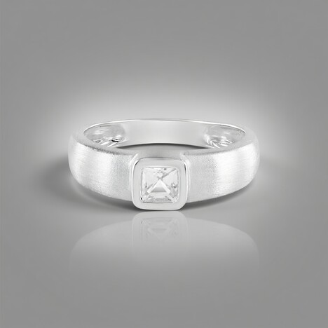 Anello in argento con Zircone