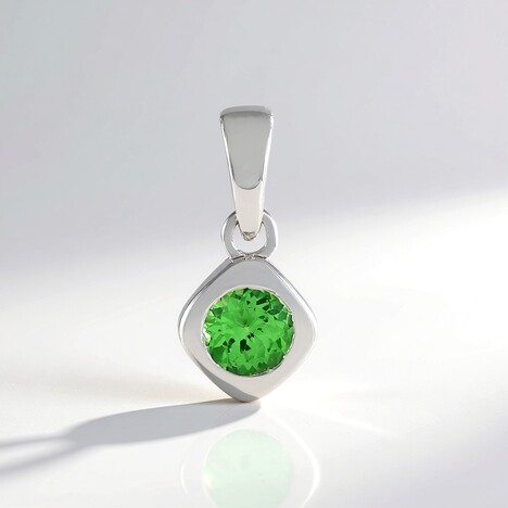 Ciondolo in argento con Lemshuku Tsavorite