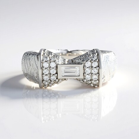 Anello in argento con Zircone