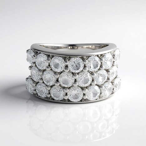Anello in argento con Zircone (de Melo Essence)