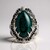 Anello in argento con Agata Muschiata