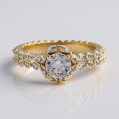Anello in oro con Zircone (de Melo Gold)