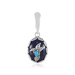 Sodalith-Silberanhänger (Desert Chic)