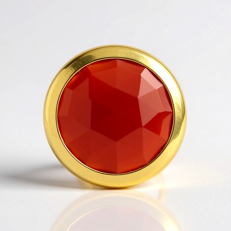 Ciondolo in argento con Agata Rossa (MONOSONO COLLECTION)
