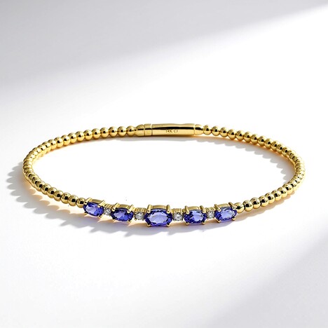 Bracciale in oro con Tanzanite AAA (CIRARI)
