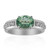 Grüner Fluorit-Silberring (Pallanova)