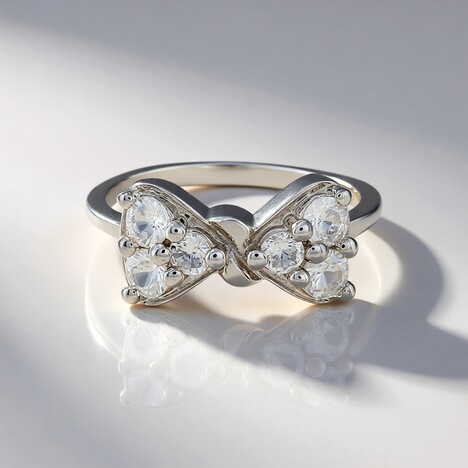 Bague en argent et Zircon