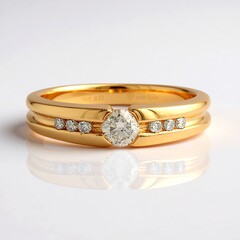 Anello in oro con Diamante Rose de France SI1 di Argyle