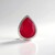 Ciondolo in argento con Calcedonio Lampone (MONOSONO COLLECTION)