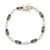 Bracciale in argento con Zaffiro Blu (Gems en Vogue)