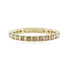 Bague en or et Diamant champagne I2 (de Melo)
