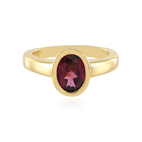 Anello in argento con Granato Malawi