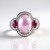 Anello in argento con Perla Mabe Rosa (Dallas Prince Designs)