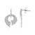 Zirkon-Silberohrringe (MONOSONO COLLECTION)